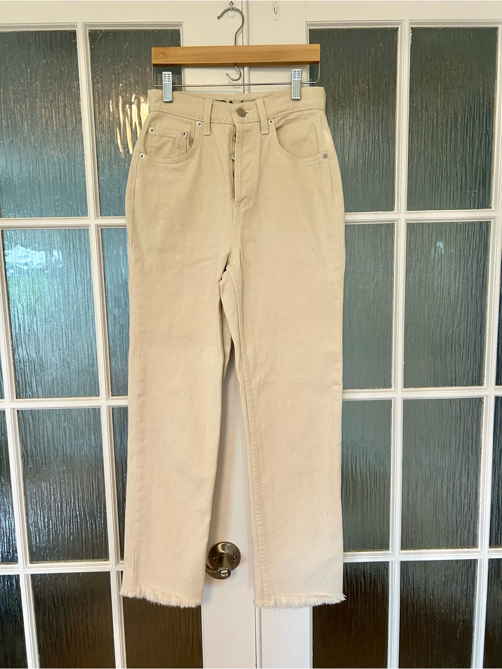 🤎 Yoga Jeans High-Rise Straight Leg Jeans